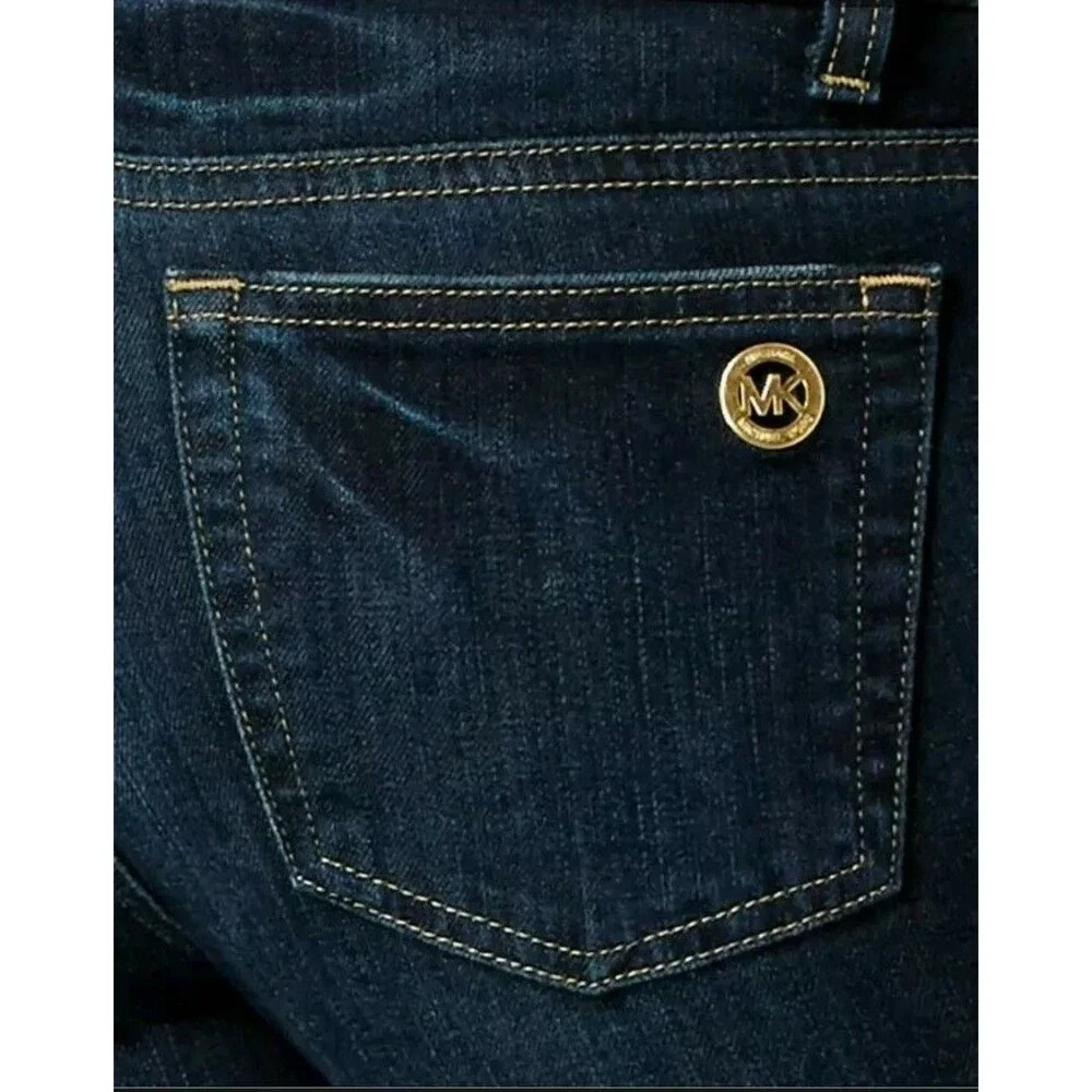 MICHAEL KORS Zipper Pocket Low-Rise Skinny Jeans Women's Size 2